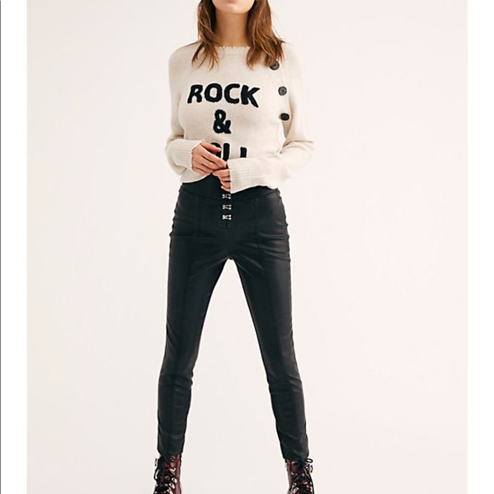 Blank NYC  Vegan Leather Soda Pant